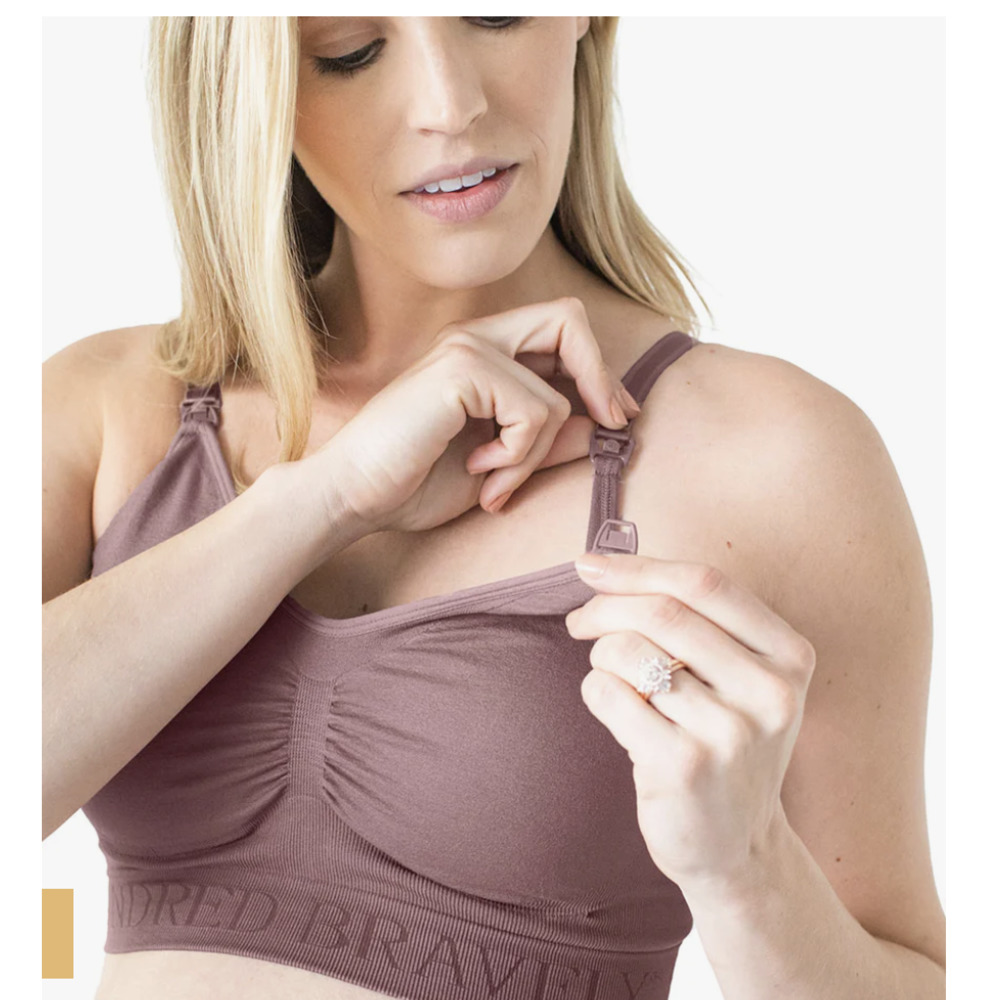 KINDRED BRAVELY Nursing Bra Purple XLarge
